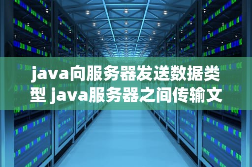 java向服务器发送数据类型 java服务器之间传输文件