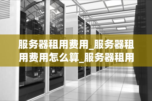 服务器租用费用_服务器租用费用怎么算_服务器租用费用的全面解析