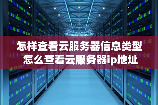 怎样查看云服务器信息类型 怎么查看云服务器ip地址