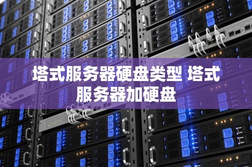 塔式服务器硬盘类型 塔式服务器加硬盘