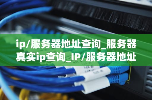 ip/服务器地址查询_服务器真实ip查询_IP/服务器地址查询的全面指南