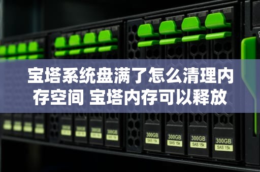 宝塔系统盘满了怎么清理内存空间 宝塔内存可以释放吗