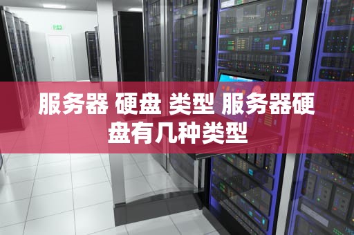 服务器 硬盘 类型 服务器硬盘有几种类型
