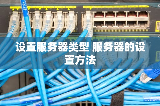 设置服务器类型 服务器的设置方法