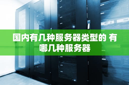 国内有几种服务器类型的 有哪几种服务器