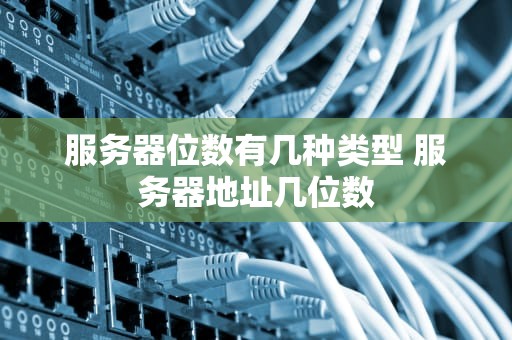 服务器位数有几种类型 服务器地址几位数