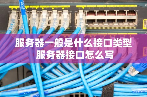 服务器一般是什么接口类型 服务器接口怎么写