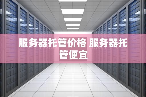 服务器托管价格 服务器托管便宜