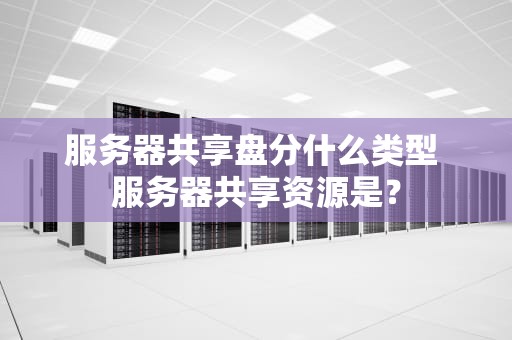 服务器共享盘分什么类型 服务器共享资源是？