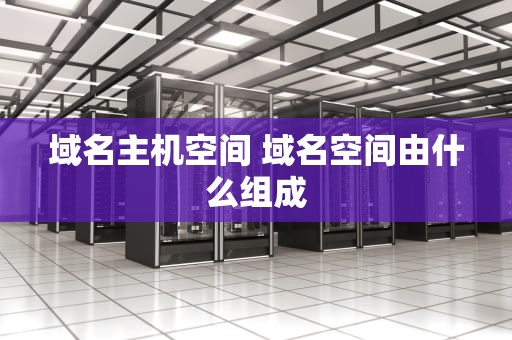 域名主机空间 域名空间由什么组成