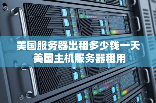 美国服务器出租多少钱一天 美国主机服务器租用