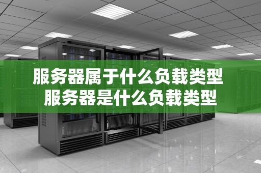 服务器属于什么负载类型 服务器是什么负载类型