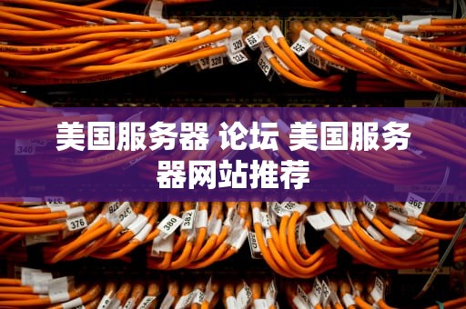 美国服务器 论坛 美国服务器网站推荐