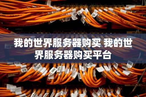 我的世界服务器购买 我的世界服务器购买平台