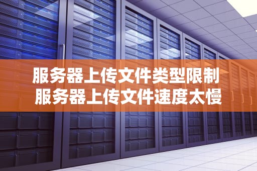 服务器上传文件类型限制 服务器上传文件速度太慢