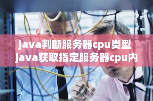 java判断服务器cpu类型 java获取指定服务器cpu内存