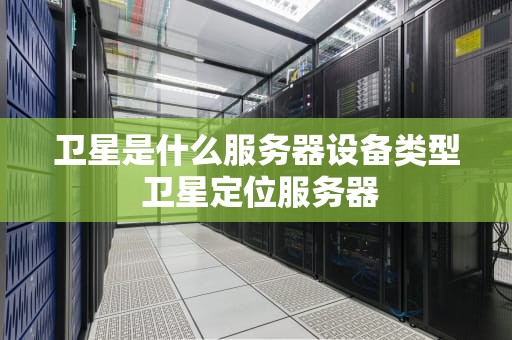 卫星是什么服务器设备类型 卫星定位服务器