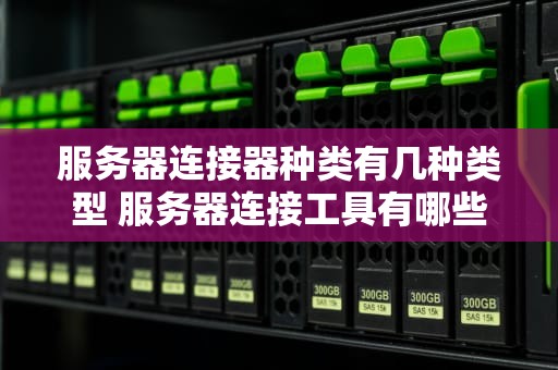 服务器连接器种类有几种类型 服务器连接工具有哪些