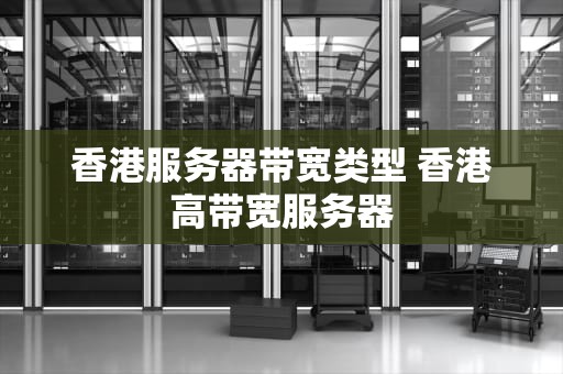 香港服务器带宽类型 香港高带宽服务器