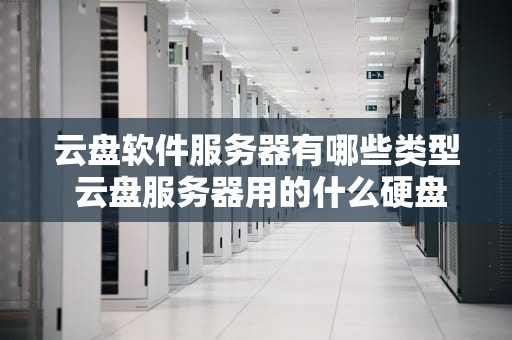 云盘软件服务器有哪些类型 云盘服务器用的什么硬盘
