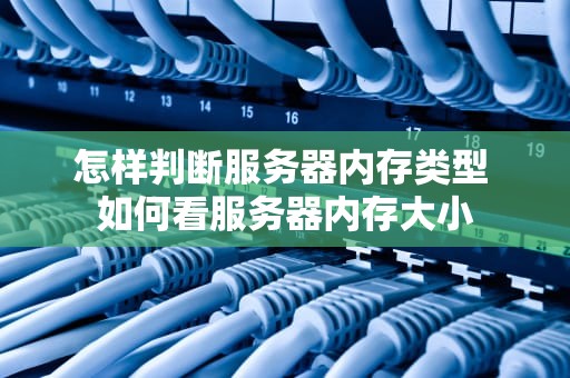 怎样判断服务器内存类型 如何看服务器内存大小
