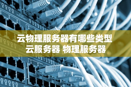 云物理服务器有哪些类型 云服务器 物理服务器