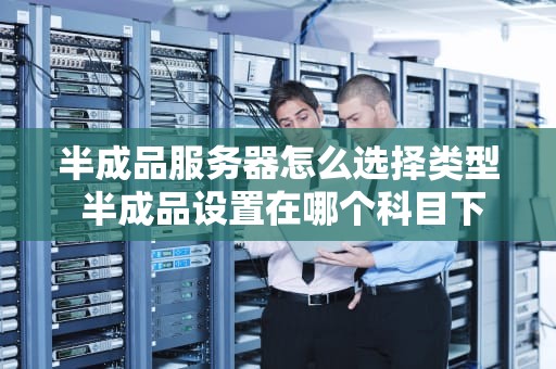 半成品服务器怎么选择类型 半成品设置在哪个科目下