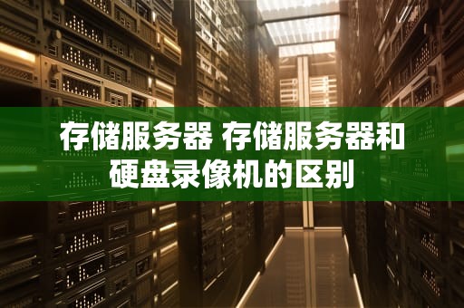 存储服务器 存储服务器和硬盘录像机的区别