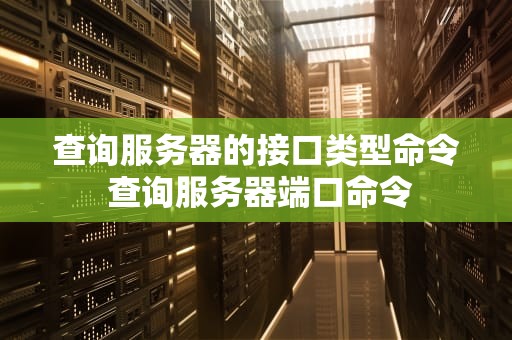 查询服务器的接口类型命令 查询服务器端口命令