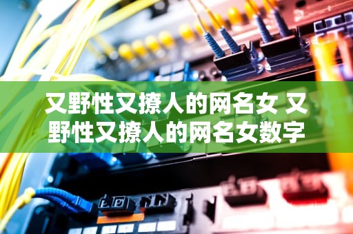 又野性又撩人的网名女 又野性又撩人的网名女数字