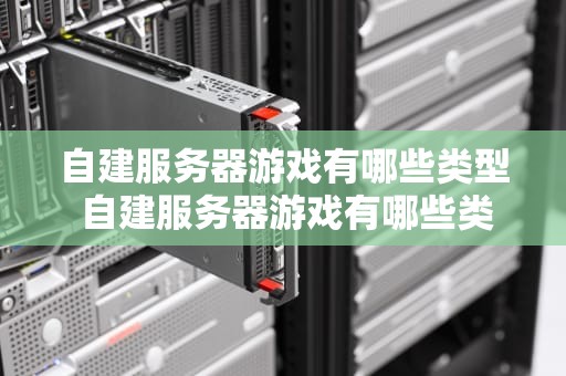 自建服务器游戏有哪些类型 自建服务器游戏有哪些类型的