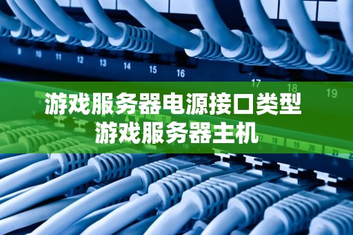 游戏服务器电源接口类型 游戏服务器主机