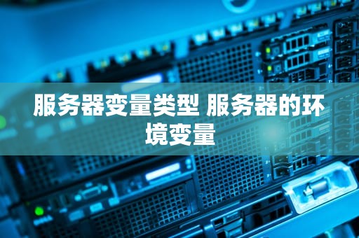服务器变量类型 服务器的环境变量