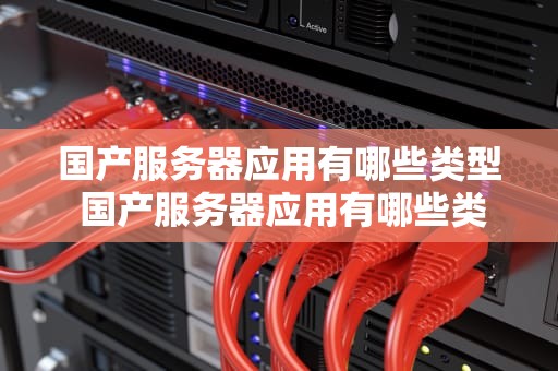 国产服务器应用有哪些类型 国产服务器应用有哪些类型的软件