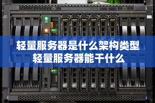 轻量服务器是什么架构类型 轻量服务器能干什么