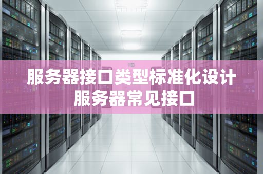 服务器接口类型标准化设计 服务器常见接口