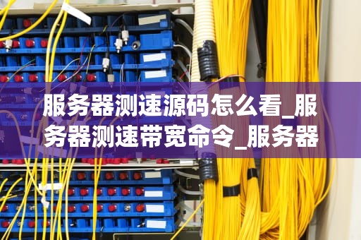 服务器测速源码怎么看_服务器测速带宽命令_服务器测速源码的解读与应用