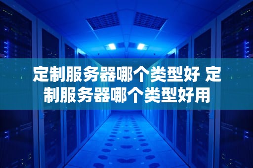 定制服务器哪个类型好 定制服务器哪个类型好用