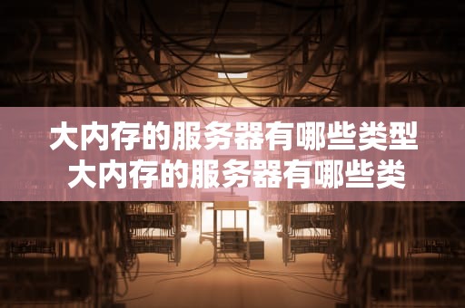 大内存的服务器有哪些类型 大内存的服务器有哪些类型的
