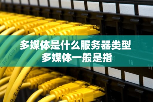 多媒体是什么服务器类型 多媒体一般是指