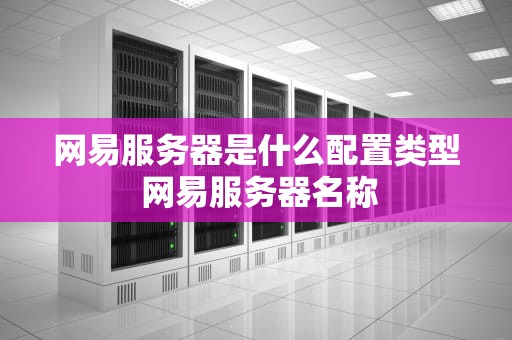 网易服务器是什么配置类型 网易服务器名称