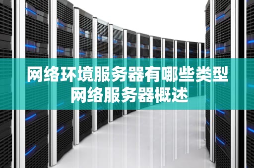 网络环境服务器有哪些类型 网络服务器概述