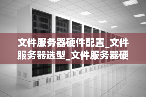文件服务器硬件配置_文件服务器选型_文件服务器硬件配置的全面解析