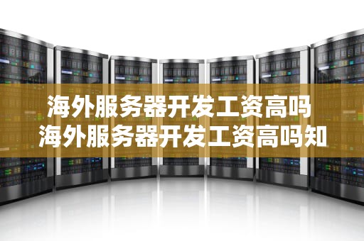 海外服务器开发工资高吗 海外服务器开发工资高吗知乎
