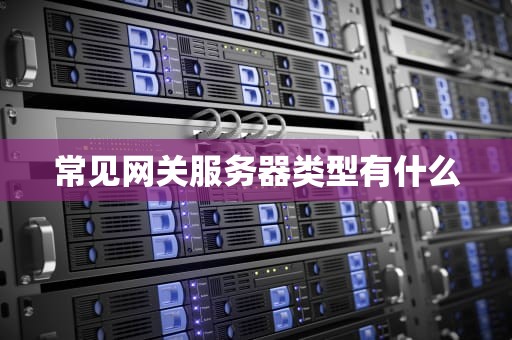 常见网关服务器类型有什么