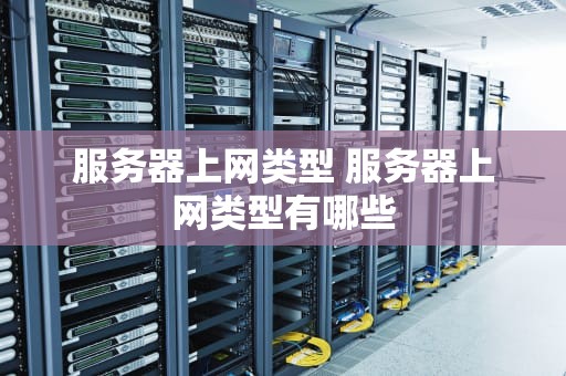 服务器上网类型 服务器上网类型有哪些