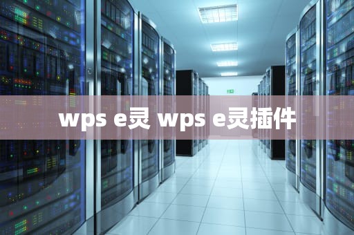 wps e灵 wps e灵插件