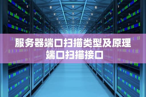 服务器端口扫描类型及原理 端口扫描接口