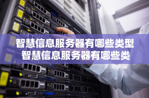 智慧信息服务器有哪些类型 智慧信息服务器有哪些类型和特点