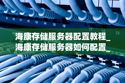 海康存储服务器配置教程_海康存储服务器如何配置_海康存储服务器配置教程